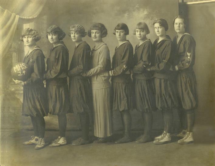 1924 Mandan High School Girls Basketball Team